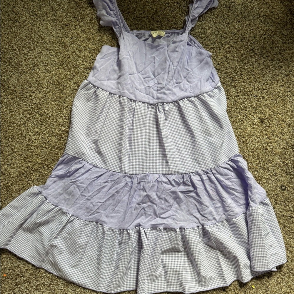 Lovely Melody Lilac Ruffle Strap Dress